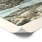 Poster Carte de Norwich, CT de 1876 (Coin)