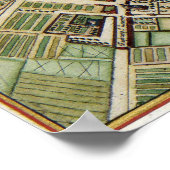 Poster Carte de Paris 1657 (Coin)