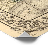 Poster Carte de Philadelphie par Mitchell (Coin)