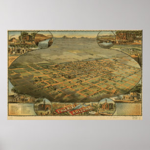 Poster Carte de Phoenix