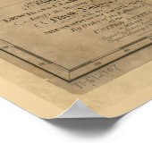 Poster Carte de piste Lewis et Clark (Coin)