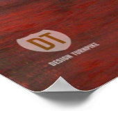 Poster Carte de plaque de licence Californie Imprimer (Coin)