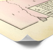 Poster Carte de Providence Rhode Island (Coin)