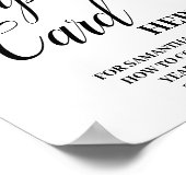 Poster Carte de recette de feuilles d'eucalyptus ici (Coin)