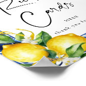 Poster Carte de recette LemonaBridal Méditerranéenne (Coin)