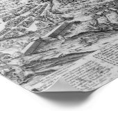 Poster Carte de Rome (Coin)