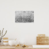 Poster Carte de Rome (Cuisine)