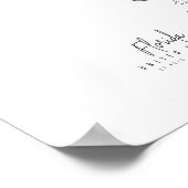 Poster Carte de rue minimale de Floride (Coin)