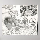 Poster Carte de Saint-Pétersbourg (Devant)