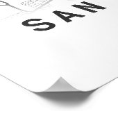 Poster Carte de San Francisco (Coin)