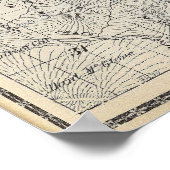 Poster Carte de section du comté de T20S R29E Tulare (Coin)