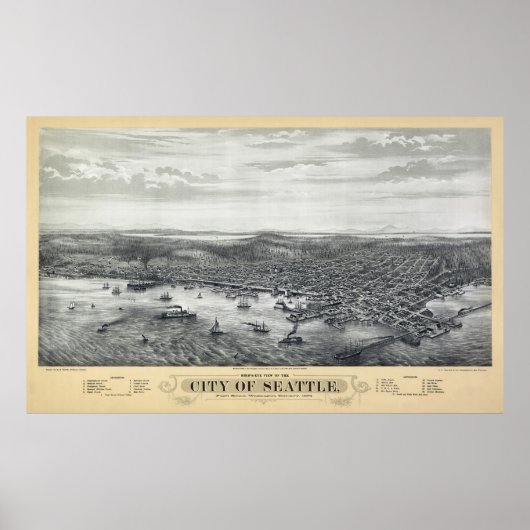 POSTER CARTE DE SIÈGE 1878 (Devant)