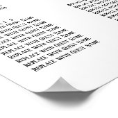 Poster Carte de siège de la réception de mariage en or ro (Coin)