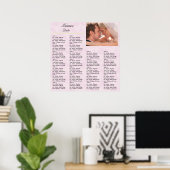 Poster Carte de siège de réception Lilac (Bureau à domicile)