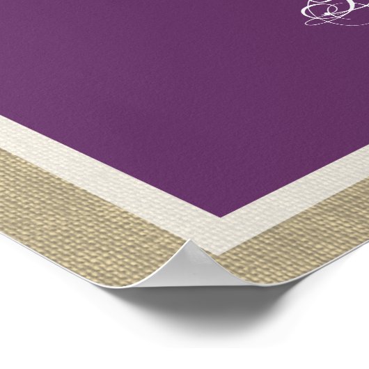 Poster Carte de siège de tournesol avec couleur changeabl (Coin)