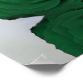 Poster Carte de siège du Mariage de table Emerald Green R (Coin)