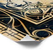 Poster Carte de siège du Mariage royal de la Norvège (Coin)