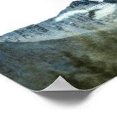 Poster Carte de siège Mariage Blue Mountains (Coin)