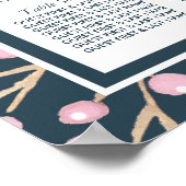 Poster Carte de siège Mariage de Berry Botanique Whimsica (Coin)