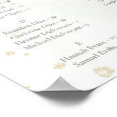 Poster Carte de siège Mariage Eucalyptus (Coin)