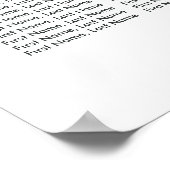 Poster Carte de siège Mariage Eucalyptus Green Foliage (Coin)