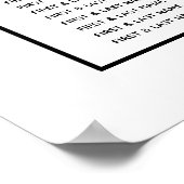 Poster Carte de siège Mariage Red Roses (Coin)