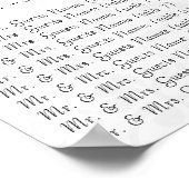 Poster Carte de siège rouge damassé noir (Coin)