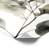 Poster Carte de sièges mariages verdoyants trouvez votre  (Coin)