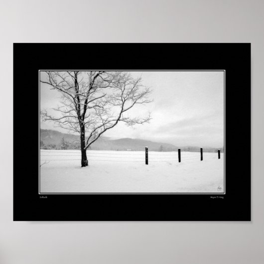 Poster Carte de solitude (Devant)