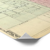 Poster Carte de Springfield City (Coin)