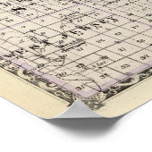 Poster Carte de Stark et de la partie ouest des comtés Ma (Coin)