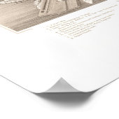 Poster Carte de Stonington, Connecticut en 1879 (Coin)