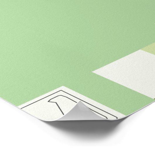 Poster Carte de Surrey Canada (Coin)