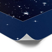 Poster Carte de sympathie Eskimo proverbe - étoiles (Coin)