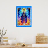 Poster Carte de Tarot Le Magicien (Cuisine)