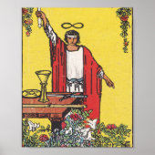Poster Carte de tarot magicien (Devant)