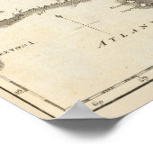 Poster Carte de Terre-Neuve (Coin)