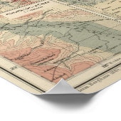 Poster Carte de Tieflander Atlas (Coin)