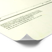 Poster Carte de topo du sud du Texas avec Laredo (Coin)