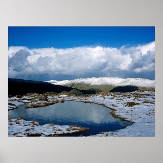 Poster Carte de vacances Helvellyn England (Devant)