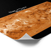 Poster Carte de Vénus (Coin)