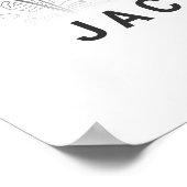 Poster Carte de ville de Jacksonville (Coin)