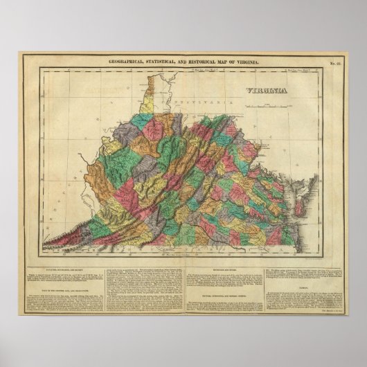 Poster Carte De Virginie (Devant)