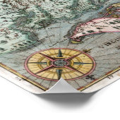 Poster Carte de Virginie 1627 (Coin)