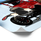 Poster Carte de voeux de Noël (Coin)