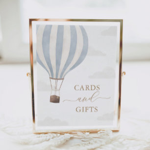 Poster Carte de vœux et cadeaux d'anniversaire pour enfan