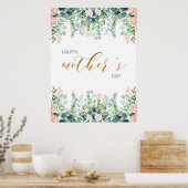 Poster Carte de voeux pour la fête des mères (Cuisine)