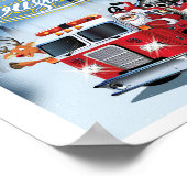 Poster Carte de voeux pour Noël (Coin)