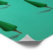 Poster Carte de voyage Amelia Island Florida. (Coin)