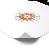 Poster carte de voyage en noir et blanc (Coin)